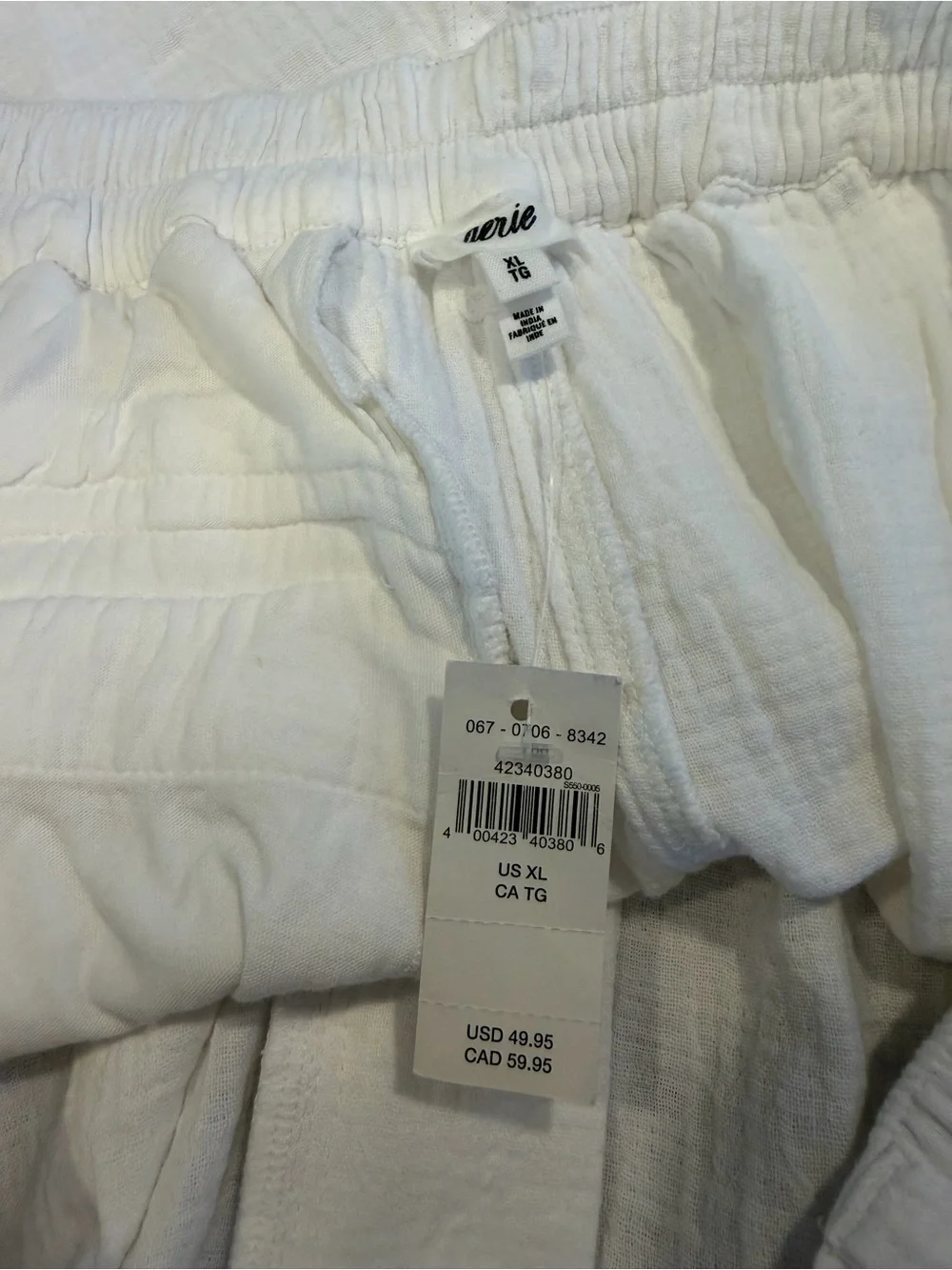 Aerie Gauzy White Town Shorts